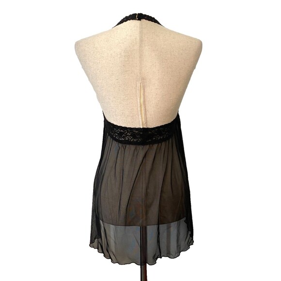 VICTORIA'S SECRET The LACIE & Robe Set Size L BABYDOLL NIGHTIE CHEMISE LINGERIE - Picture 10 of 16